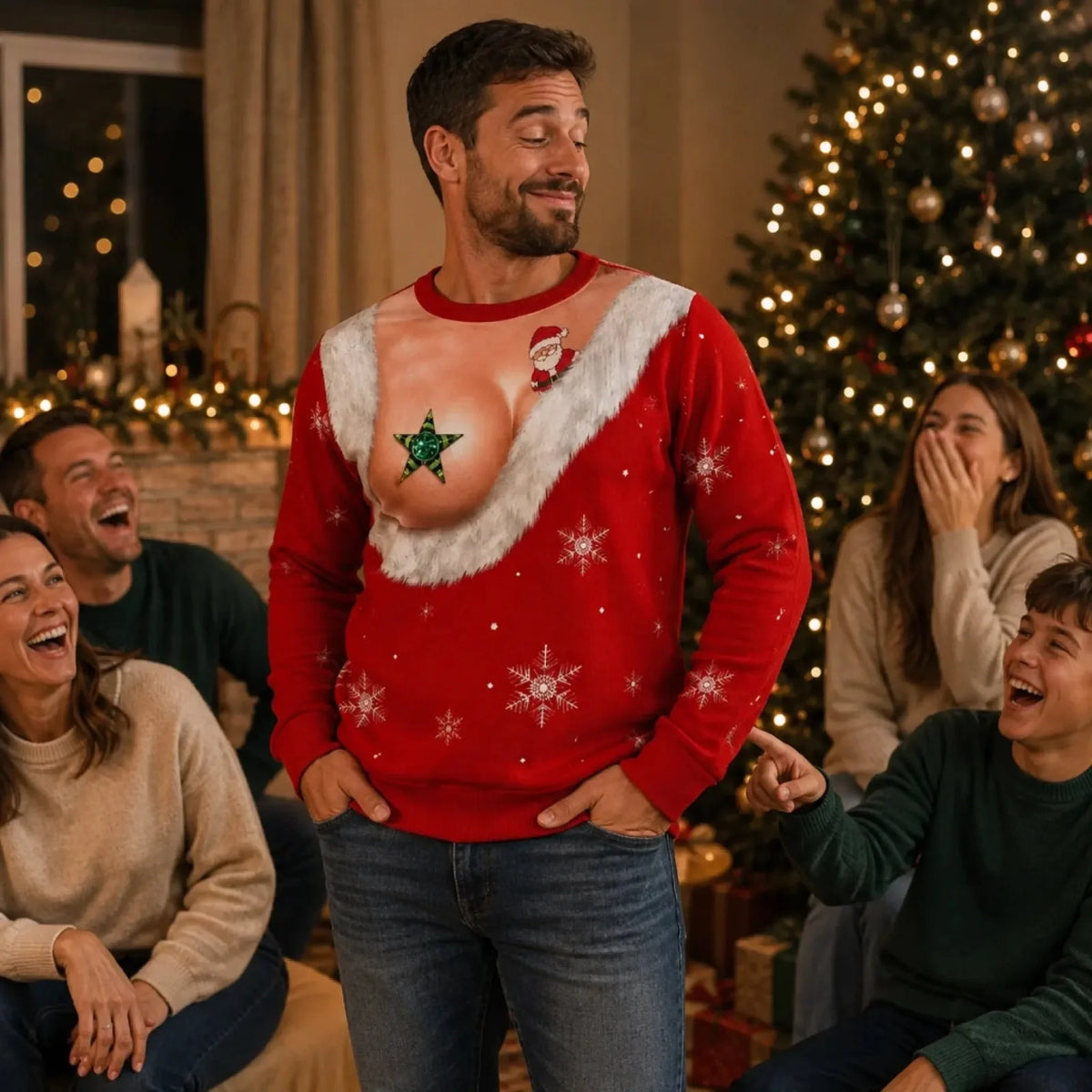 Sweat-Shirt De Noël Personnalisé